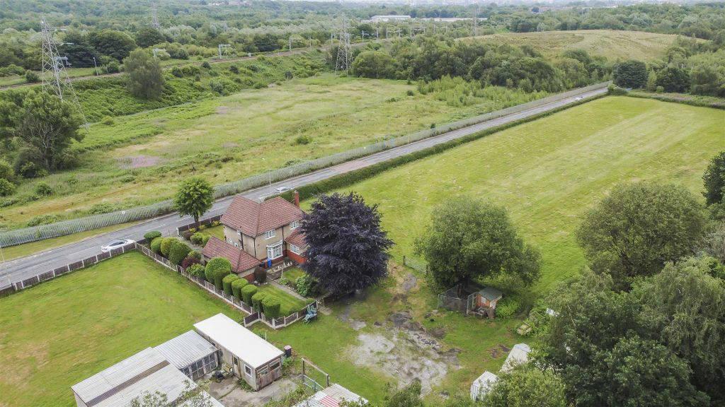 The land — aerial view